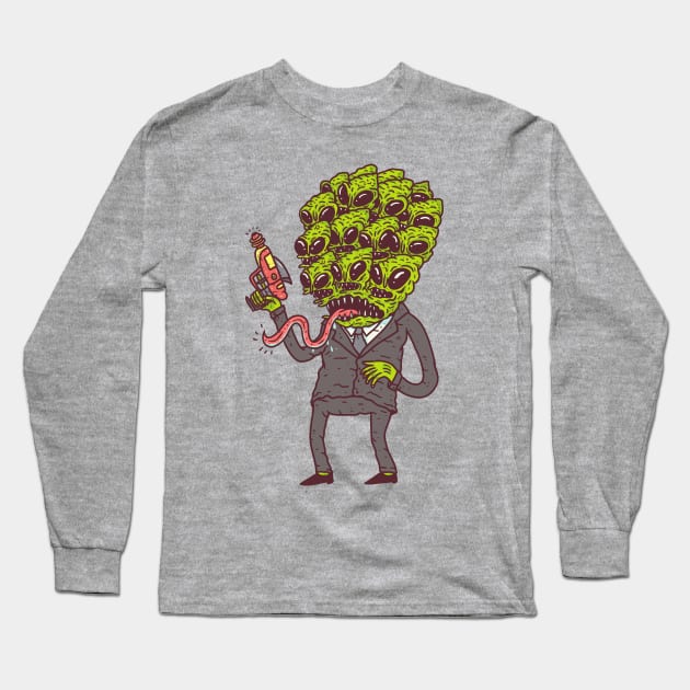 alien Long Sleeve T-Shirt by hex